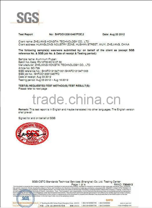New style aluminium Pressed red color ceramic kitchenware