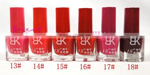 Cheap Wholesale BK 8ml nail polish for nail art