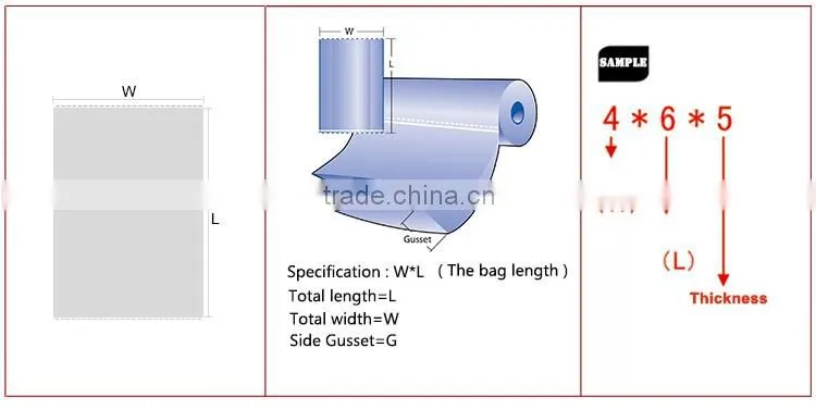Colorful plastic garbage bag/trash bag HDPE can liner