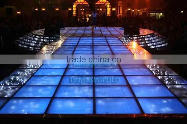 Transparent clear Acrylic glass wedding stage backdrop decoration