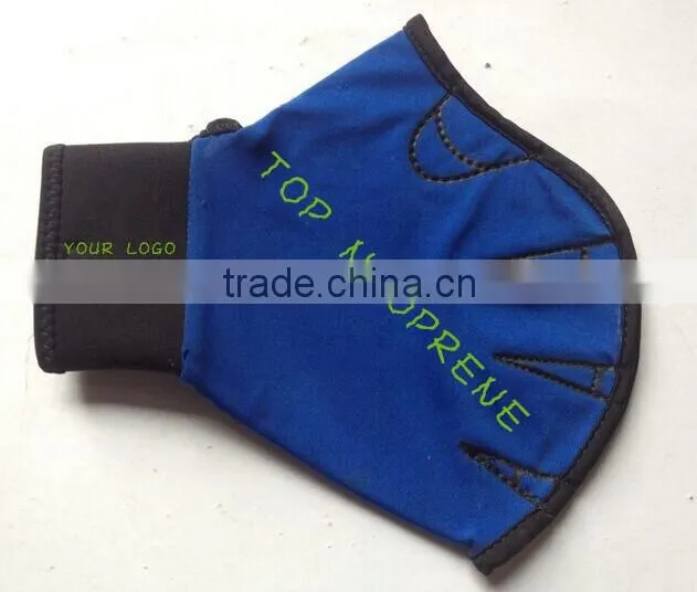 Swim Gloves Fitness Water Resistance Training Webbed Gloves