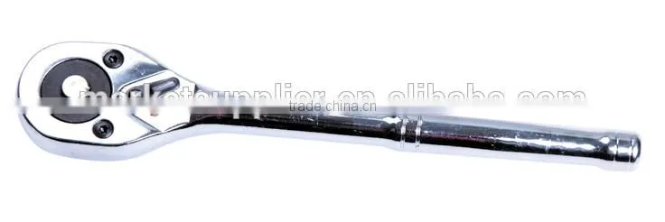 24gears ratchet wrench mirror polished with steel handle