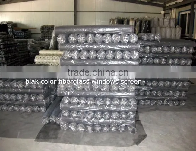 fiberglass mosquito netting 18x16mesh grey and black color