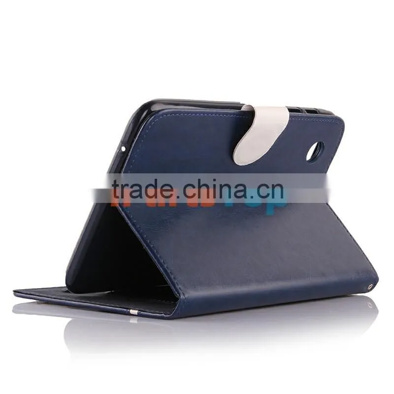 Wholesale Colored Leather Case For Lenovo IdeaTab A3300 A7-30 Flip Cover TPU Protective Case