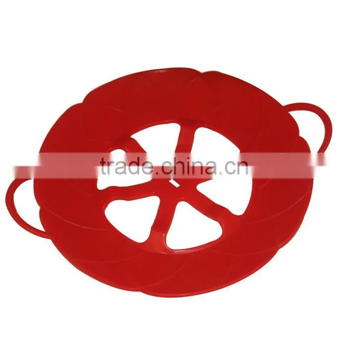 Silicone spill stopper Silicone Lid Stops Pots and Pans Spill Stopper 11.5" Silicone Pot Lid silicone spill stopper