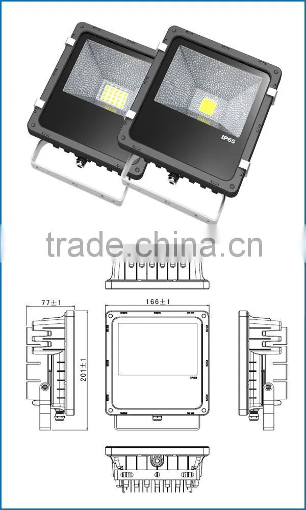 Hot selling waterproof 20W led floodlight bridgelux chip