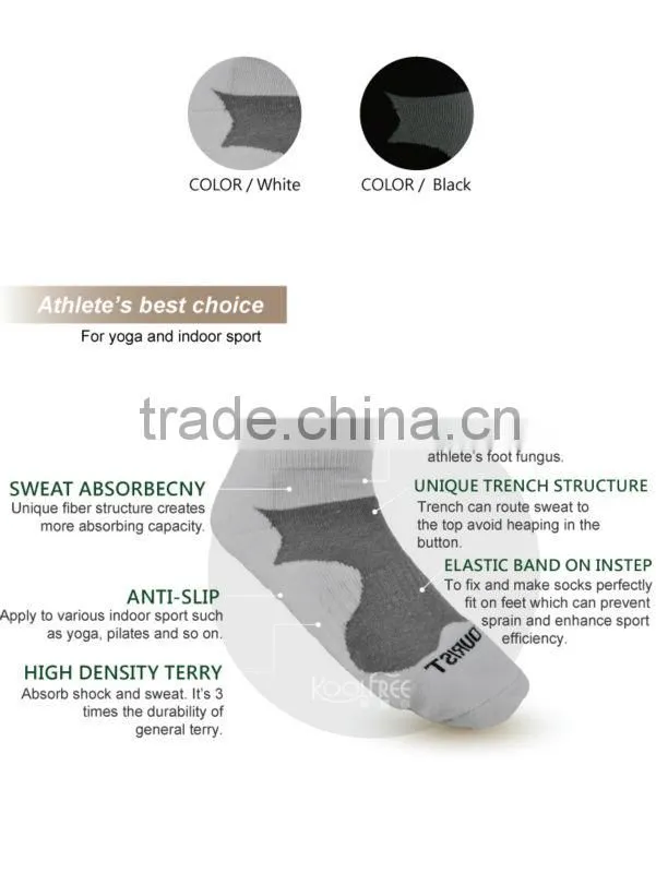 Pilates/Indoor Grip Private Label Custom Printed Socks