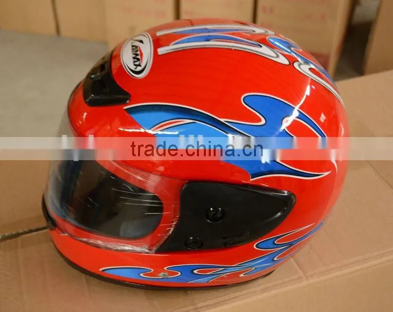 KAMAX Motorcycle Full face hemlet RED