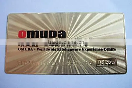 2015 hot stamping laser cut golden/silvery custom cheap copper business name card blank of metal crafts