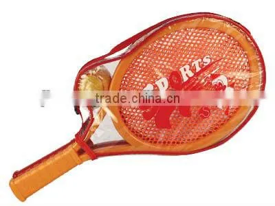 Plastic outdoor toy beach racket with pvc bag
