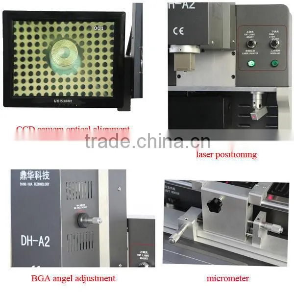 semi-auto CCD Camera Optical Alignment BGA Rework Station