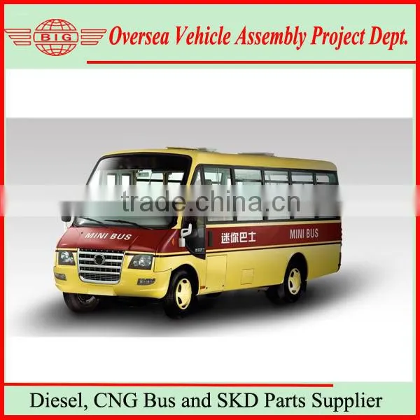 New 18-22 Seats Yuchai Diesel or Gasoline or CNG Hybrid Engine School Mini Buses