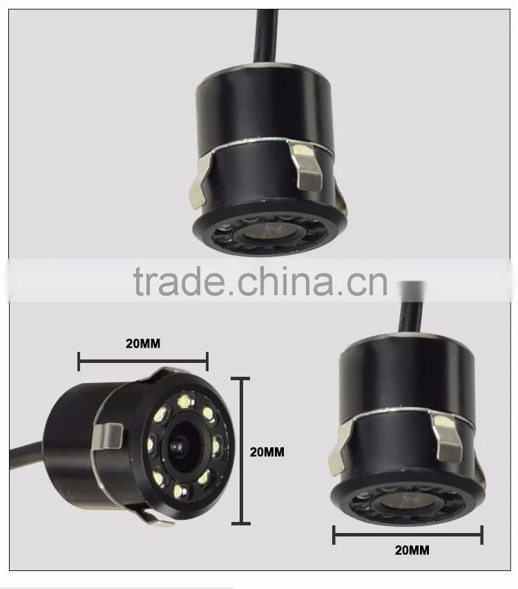 Guangzhou factory 18.5mm drilling rearview/back car camera for volvo