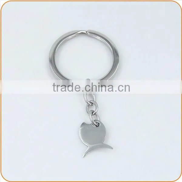 20mm High Polished Stainless Steel Flat Split Ring For Bag