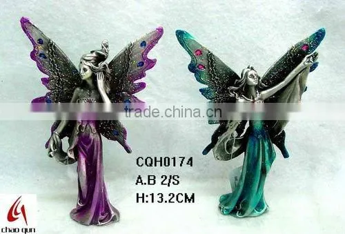 2012 metal lovely fairy sculpture 0293