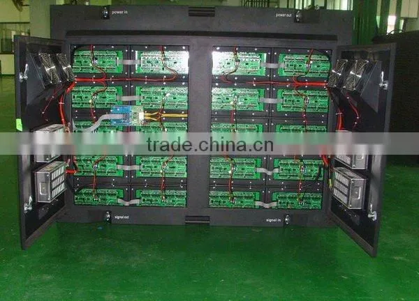 Large Stadium led panel screen displays solar power advertising display