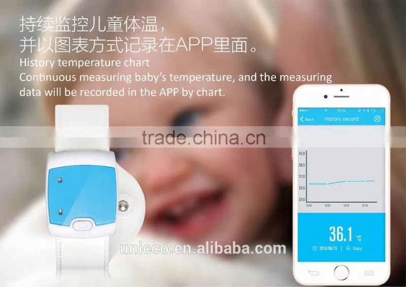 Ambient temperature Thermometer APP real time monitor