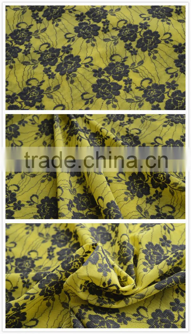 Chinese manufacture bamboo fiber jacquard knitting fabric