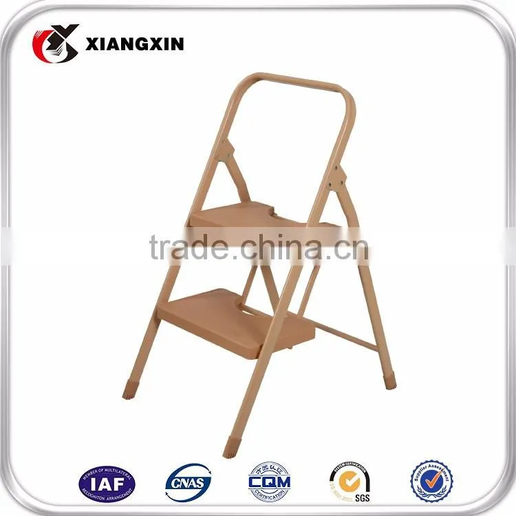 foldaway 3 stool plastic double side step ladder with handle,plastic feet for ladder