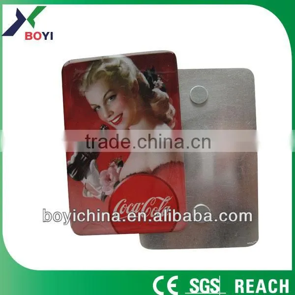 Customized Design Made Aluminum Metal Fridge Magnet