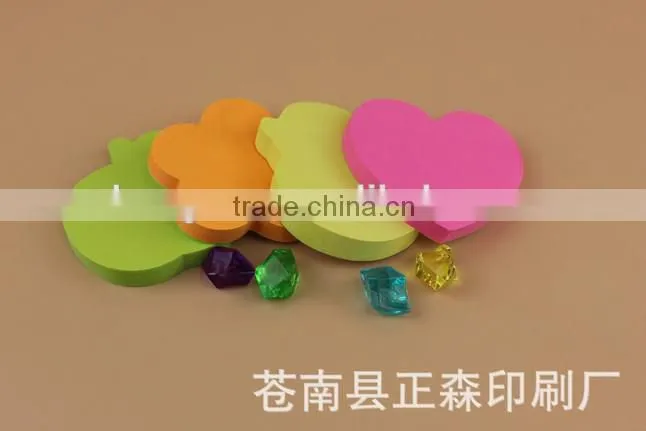 Hot new shaped sticky notes made in china with high quality