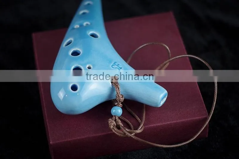 Chinese Ceramic Ocarina Flute