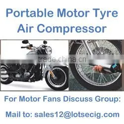 2016 newest portable electric car mini compressor air pump