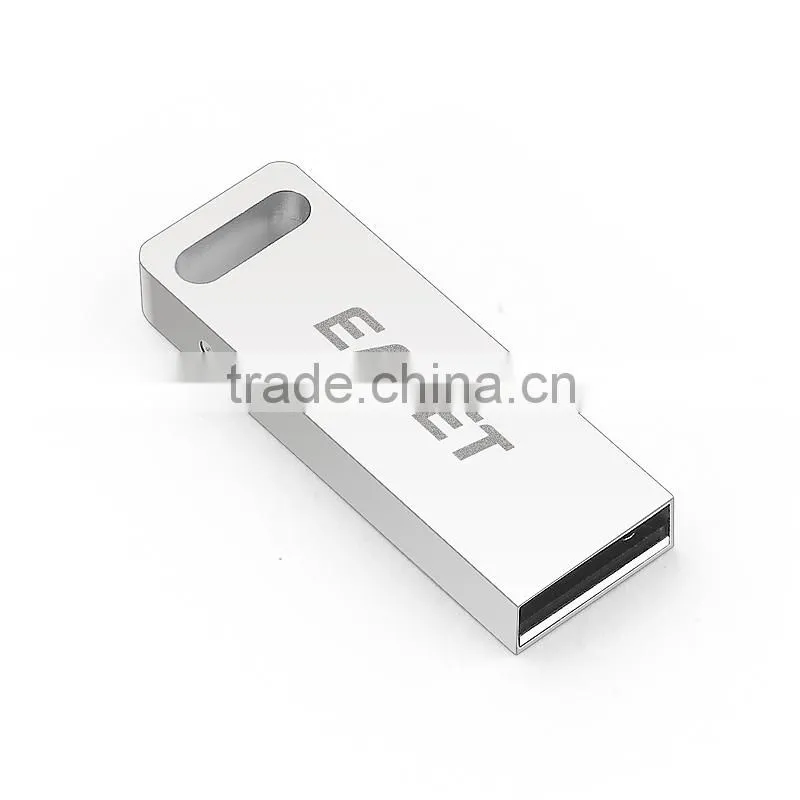 EAGET Brand factory price USB Flash Drive Metal case Free laser logo USB memory stick