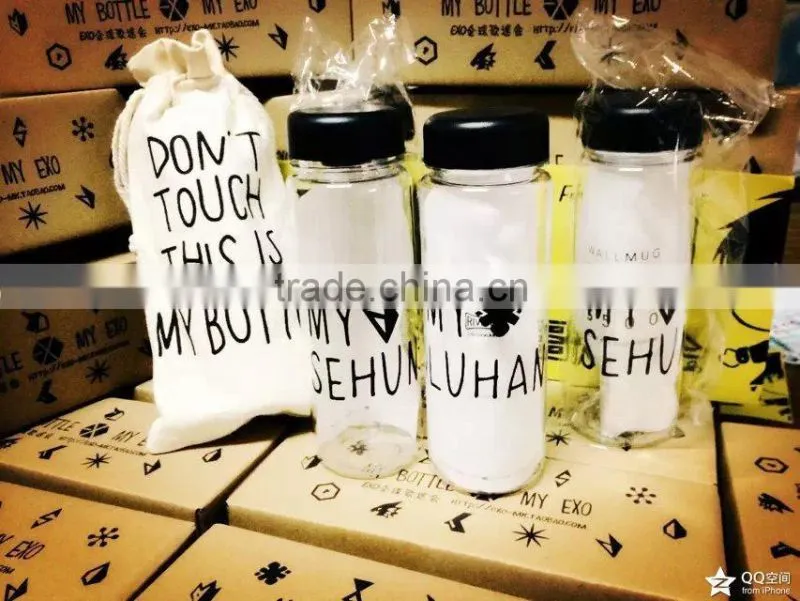 500ml Plastic Sports Drinking Water My Bottles Lemon Juice Readily Cup Drinking Water new popular clear fruits water bottles