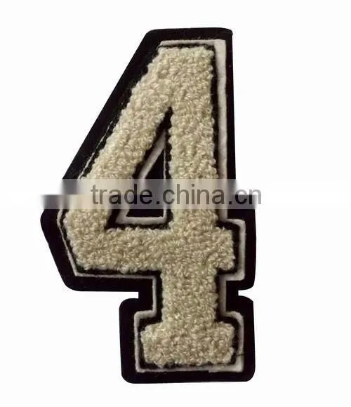 Fancy Embroidery Number Patch