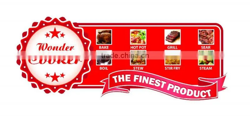 Eastar cooking 8 in 1 hot selling Multi-cooker Slow cook, fry, steam, roast, grill, braise, fondue, scallop any pot can be put