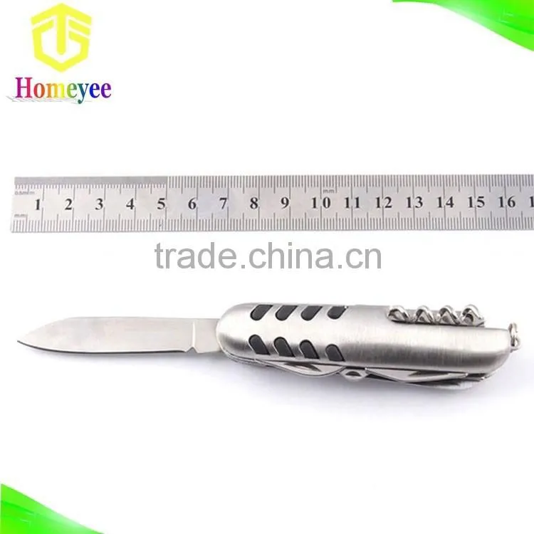 Multi Function Pocket Folding Stainless Steel Knife