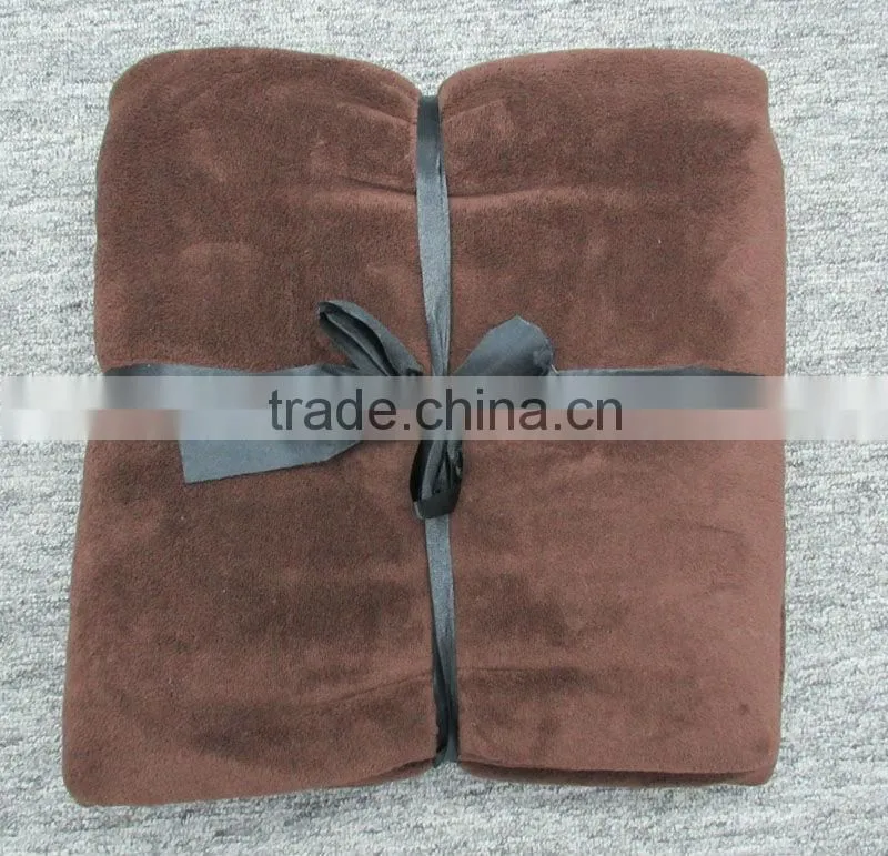 Brown polyester blanket,Travel blanket,Houseware