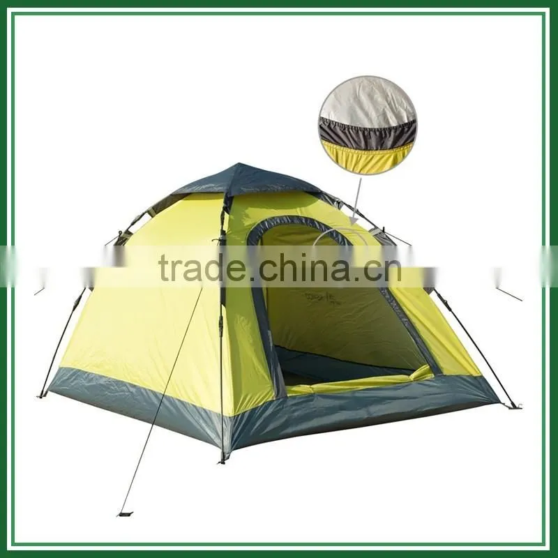 Lightweight Instant Tent ,D-Shape Door, 2 Person tent, 3-Season Tent