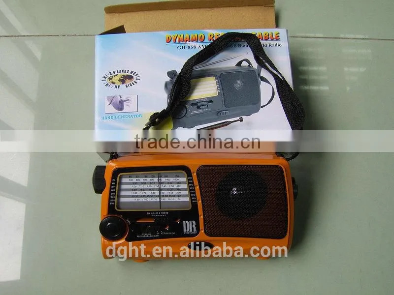 crank flashlight dynamo flashlight Dynamo Flashlight with Radio