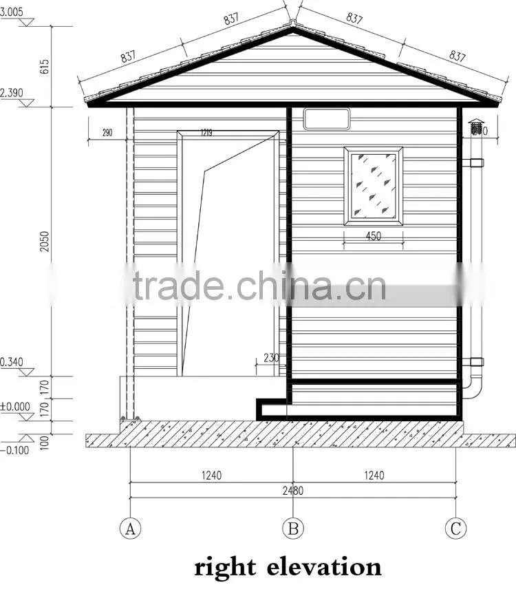 High Standard 4K Prefab Mobile Toilet For Luxury Park and Shopping Village Use