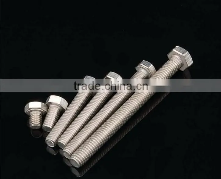 304 316 stainless steel a2 a4 hex bolt