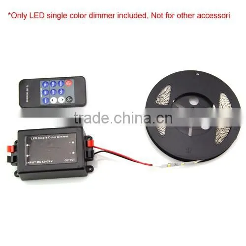 HOT sale RF 11 key remote controller led dimmer DC5V 12V 24V 8A