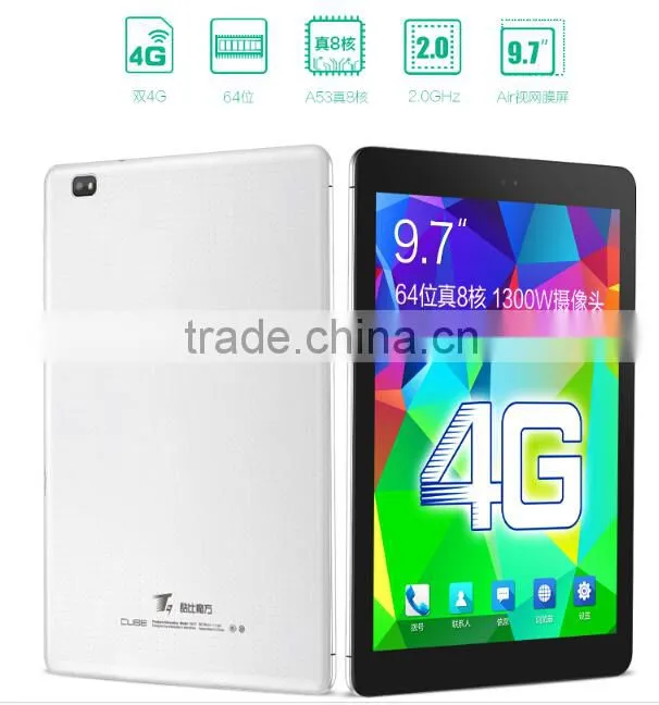 9.7 inch CUBE T9 tablet battery 10000mah dual core tablet pc 4g sim card slot