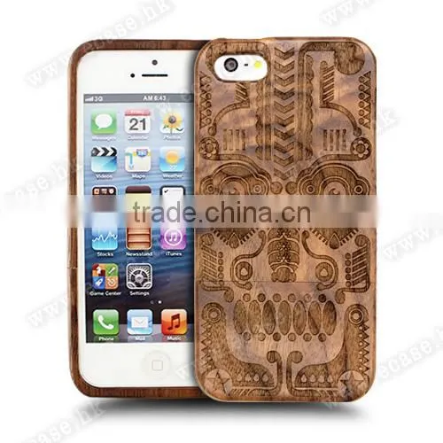 No charger glitter point wooden with engrave for iphone5s case.