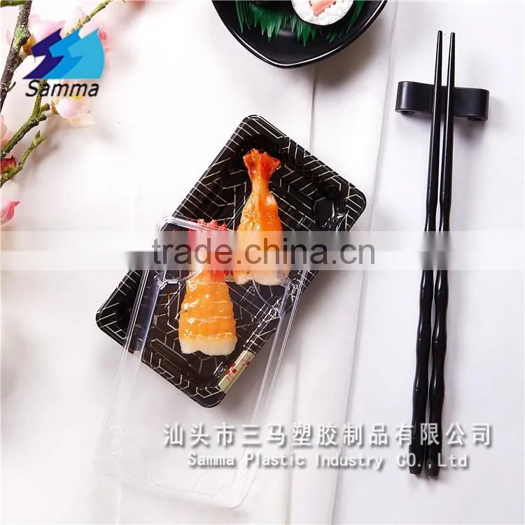 SM1-1100B Plastic Mini Sushi Tray Sushi Box Disposable