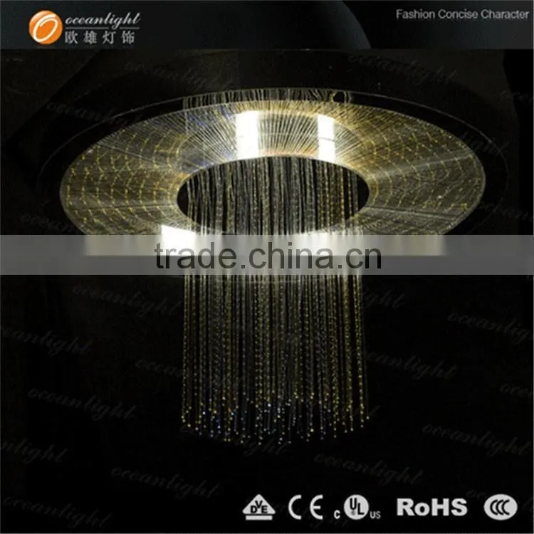 Clear fiber optic light fiber optic pendant light OM057