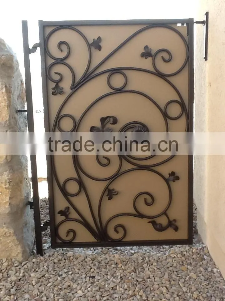Best Seller supply double swing gate door along with residential iron gate on alibaba online shopping