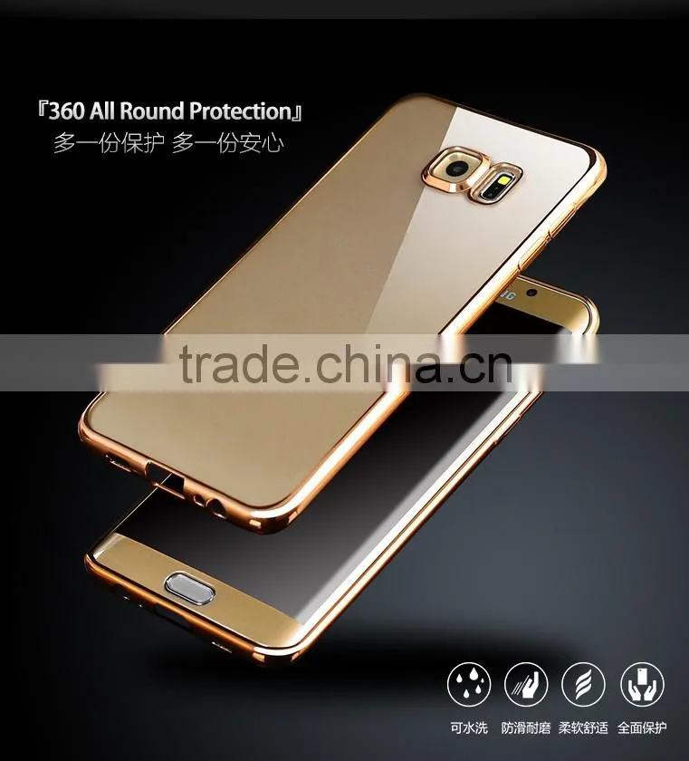 Free Samples Clear case cover for samsung galaxy s6 edge plus soft tpu case