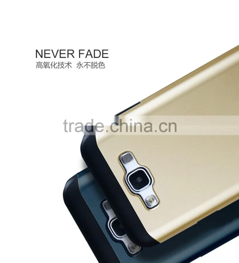 2015 Slim Colorful Armor TPU + PC mobile phone case for samsung E7,for galaxy e7 case,for samsung E7 case