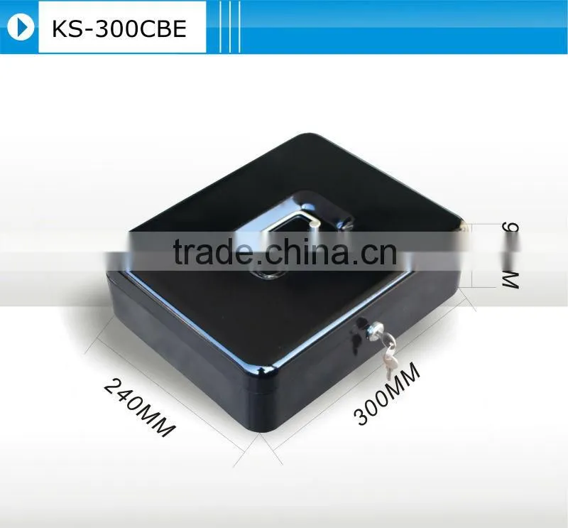 portable safe box with key lock the cash box