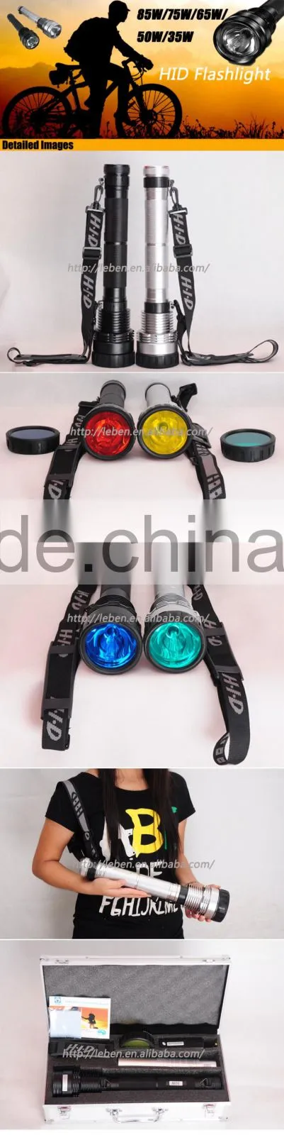 Aluminum alloy military grade flashlight aluminum flashlight zoom flashlight made in China