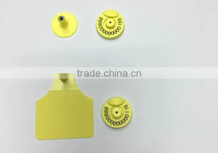 2016 ZJKR new technology Factory Outlet veterinary RFID ear tag for cow