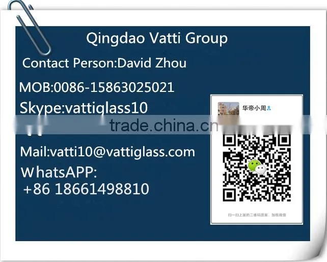 4mm Clear sheet glass/tinted Patterned glass/figured glass sheet