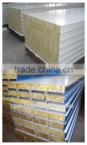 Thermal Insulation Material Mineral Wool Insulation with Metal Coating for Wall and Roof